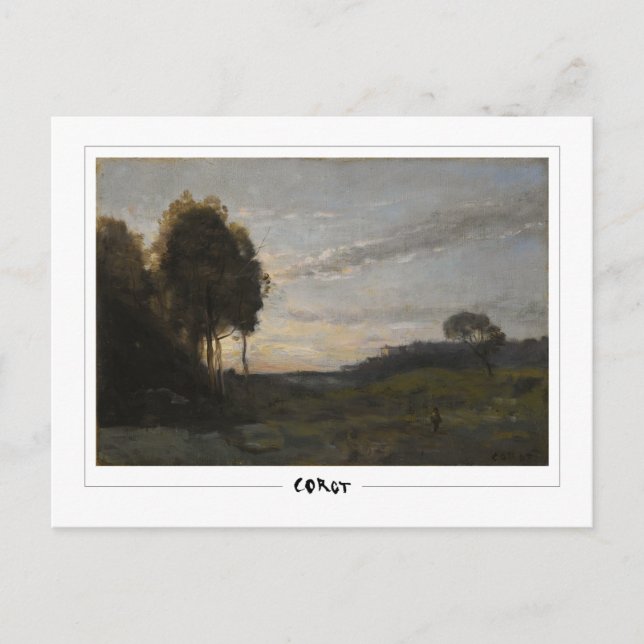 Cartão Postal Jean-Baptiste-Camille Corot #461 - Belas Artes (Frente)