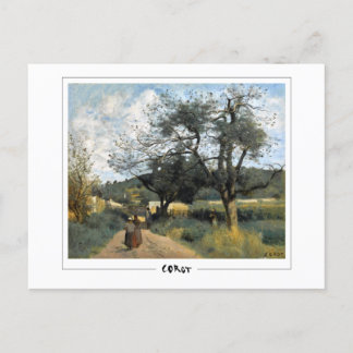 Cartão Postal Jean-Baptiste-Camille Corot #56-2 - Belas Artes Po