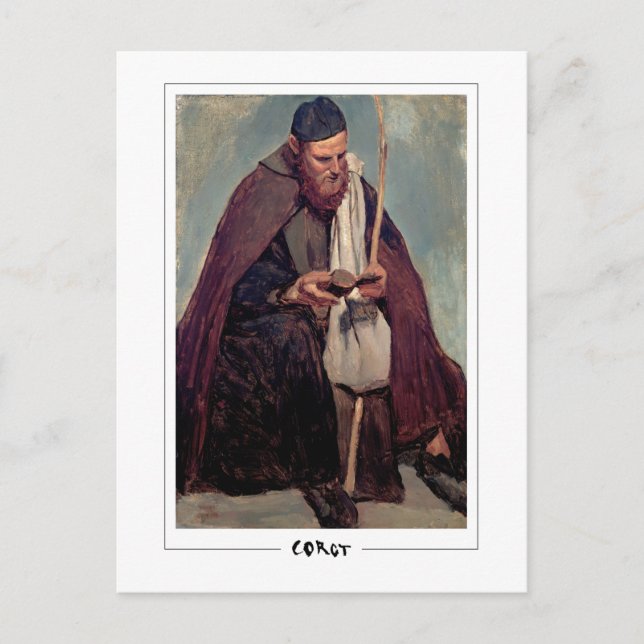 Cartão Postal Jean-Baptiste-Camille Corot #76-2 - Belas Artes Po (Frente)