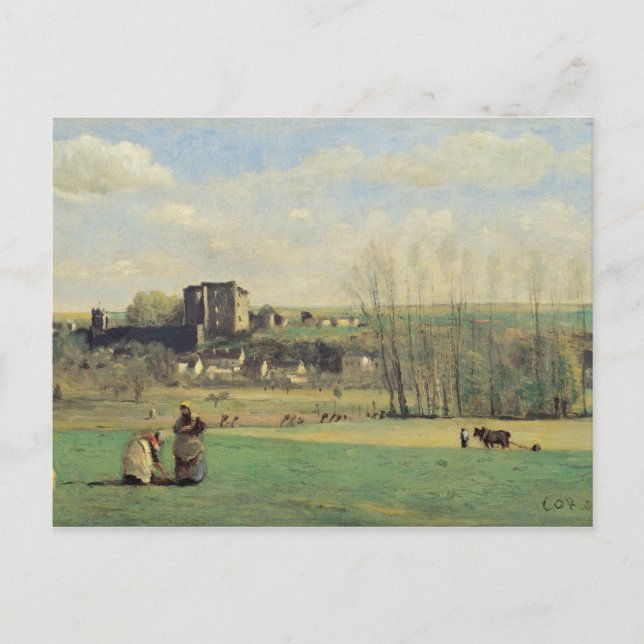 Cartão Postal Jean-Baptiste-Camille Corot - Paisagem (Frente)