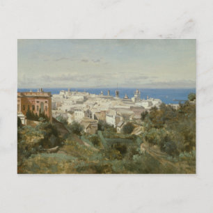Cartão Postal Jean-Baptiste-Camille Corot - Vista de Génova
