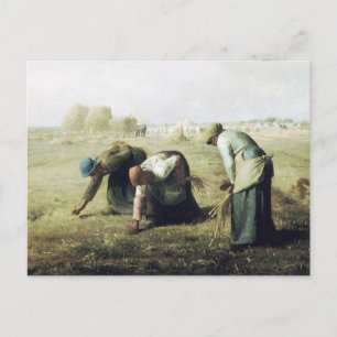 Cartão Postal Jean François Millet, The Gleaners