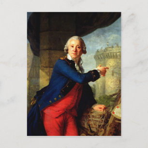Cartão Postal Jean-Henri Chevalier de Latude, 1789