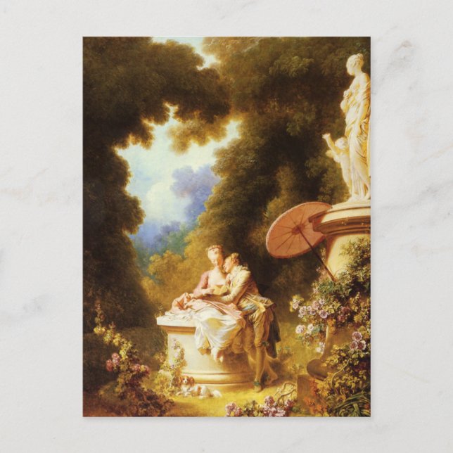 Cartão Postal Jean-Honoré Fragonard Fine Art (Frente)