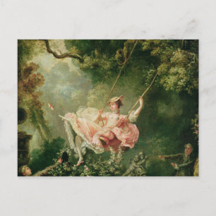 Cartão Postal Jean-Honoré Fragonard - The Swing