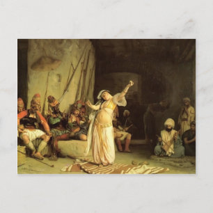 Cartão Postal Jean-Leon Gerome - A dança do Almeh