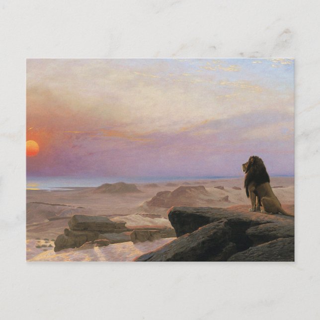 Cartão Postal Jean-Leon Gerome - As Duas Maiorias (Frente)