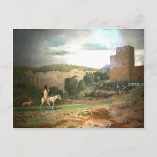 Cartão Postal Jean-Leon Gerome - Entrada do Cristo em Jerusalém