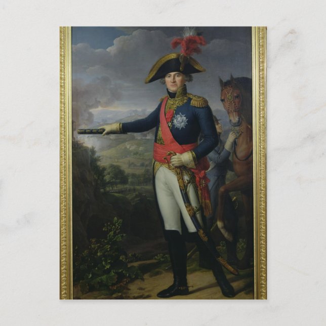 Cartão Postal Jean Mathieu Philibert Serurier Comte d'Empire (Frente)
