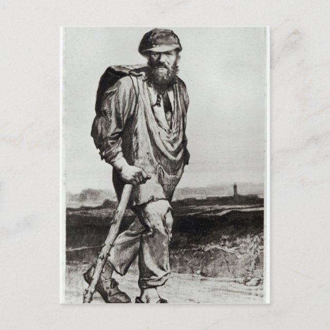 Cartão Postal Jean Valjean (Frente)