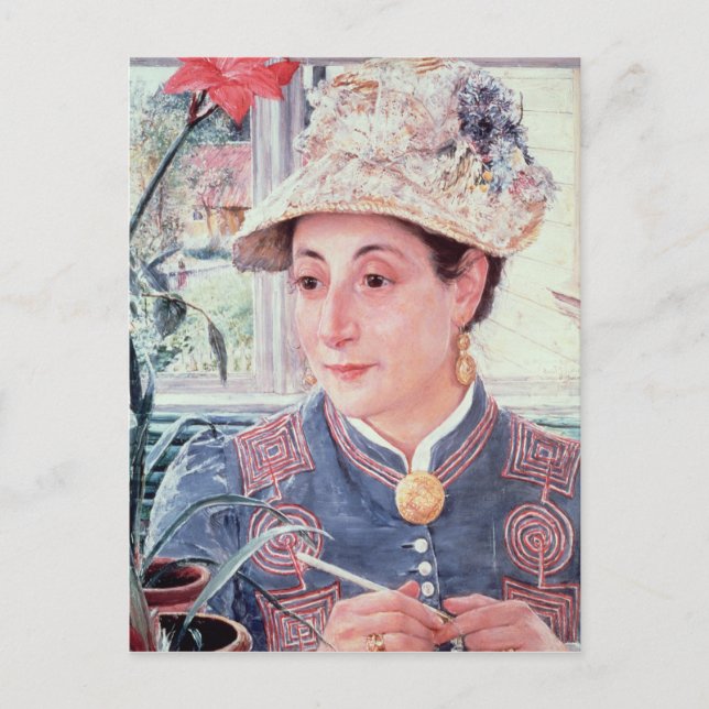 Cartão Postal Jeanette Rubenson, 1883 (Frente)