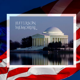 Cartão Postal Jefferson Memorial Celebrate 250 years