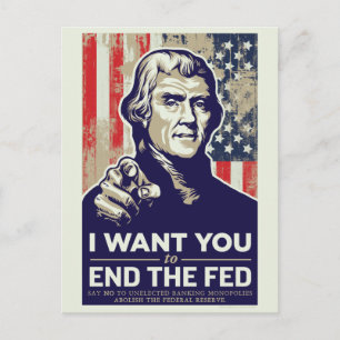 Cartão Postal Jefferson Termina A Fed