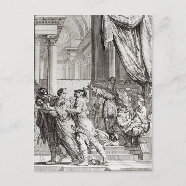 Cartão Postal Jehoiada, High Priest of Jerusalem Proclaiming (Frente)