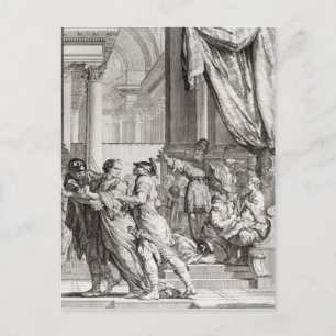 Cartão Postal Jehoiada, High Priest of Jerusalem Proclaiming