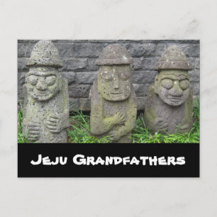 Cartão Postal Jeju Grandfathers