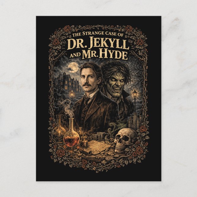Cartão Postal Jekyll and Hyde (Frente)