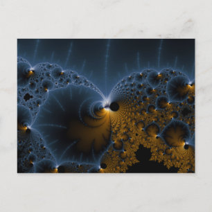 Cartão Postal Jelias Flutuantes - Arte Fractal