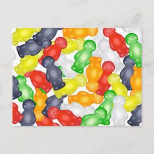 Cartão Postal Jelly Babies