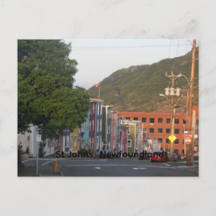 Cartão Postal Jellybean Row em St Johns