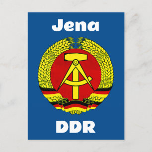 Cartão Postal Jena, DDR, Deutsche Demokratische Republik Alemanh