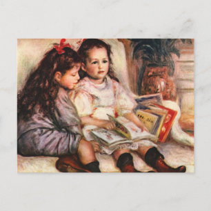 Cartão Postal Jene e Genevive Caillebotte por Renoir