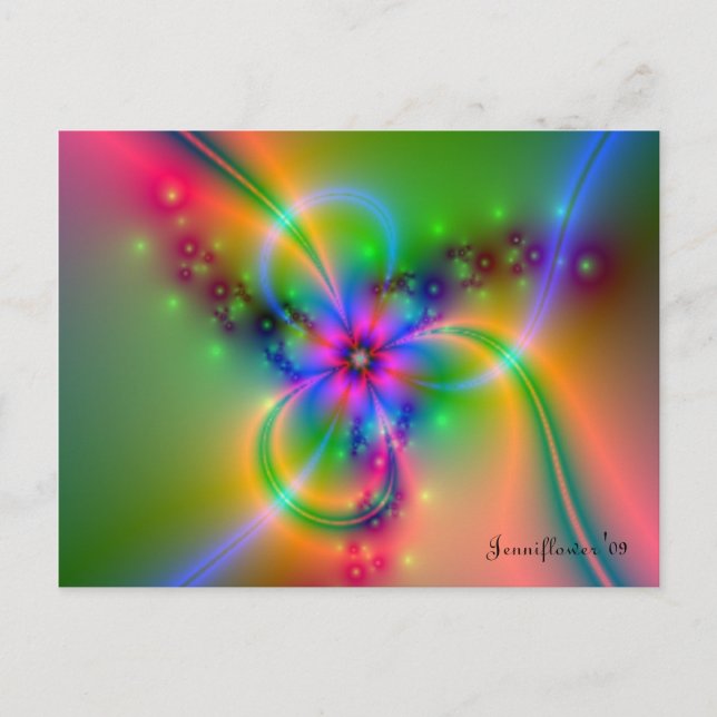 Cartão Postal Jenniflower #7 (Frente)