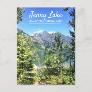 Cartão Postal Jenny Lake Parque Nacional Grand Teton