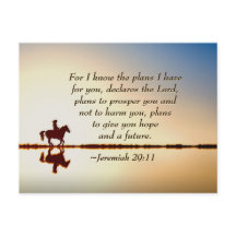 Jeremiah 29:11 Porque eu sei os planos que tenho p