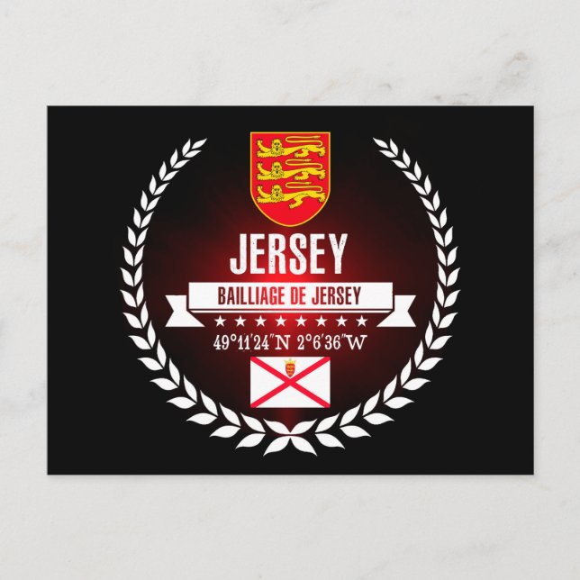 Cartão Postal Jersey (Frente)