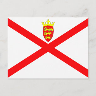 Cartão Postal Jersey Flag