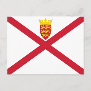Cartão Postal Jersey Flag