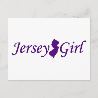 Cartão Postal Jersey Girl