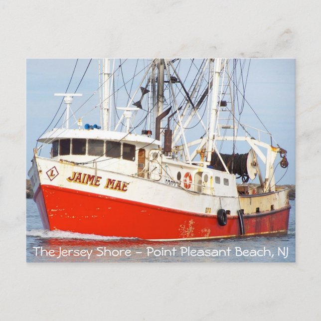 Cartão Postal Jersey Shore - Pt. Pleasant Beach - Jaime Mae (Frente)