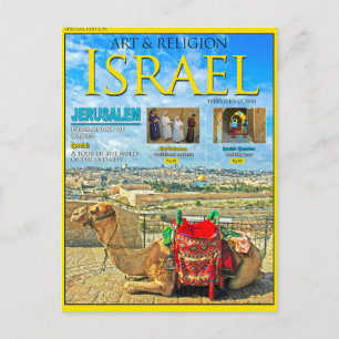 Cartão Postal Jerusalém Israel