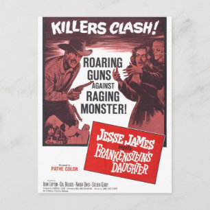 Cartão Postal Jesse James Encontra o Cartão-Postal da Filha Fran