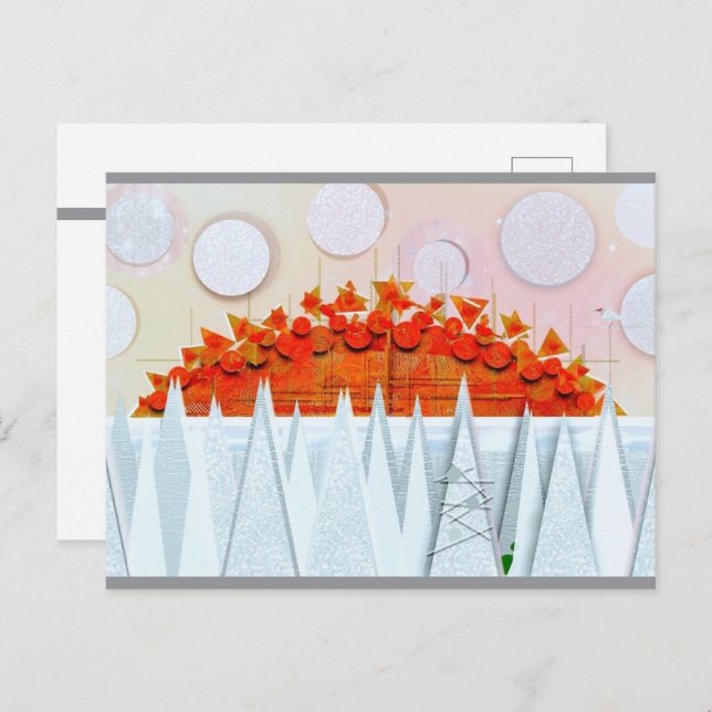 Cartão Postal JESSICA ANNE FRANK "WINTER" Thank You Card (Frente/Verso)