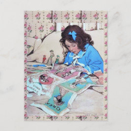 Cartão Postal Jessie Wilcox Smith Paper Dolls