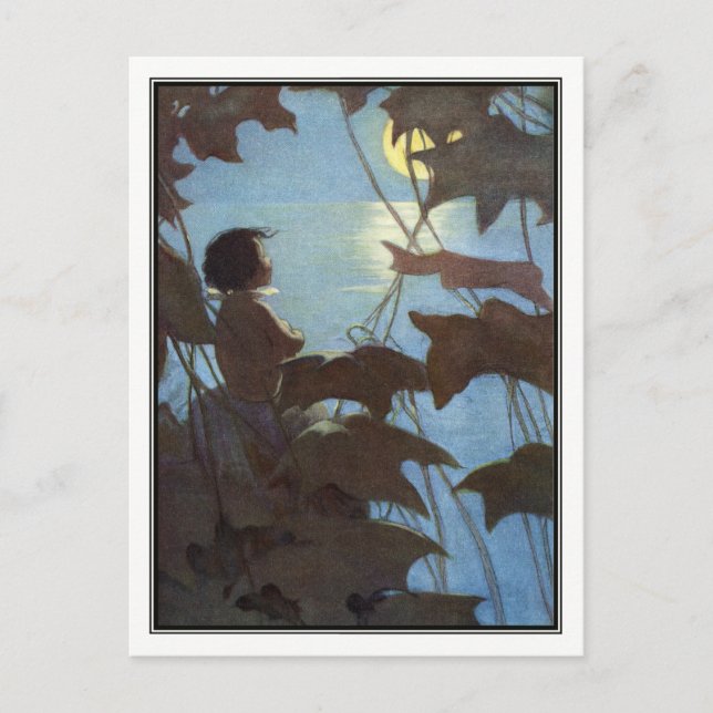 Cartão Postal Jessie Willcox Smith - Os Bebês Da Água (Frente)