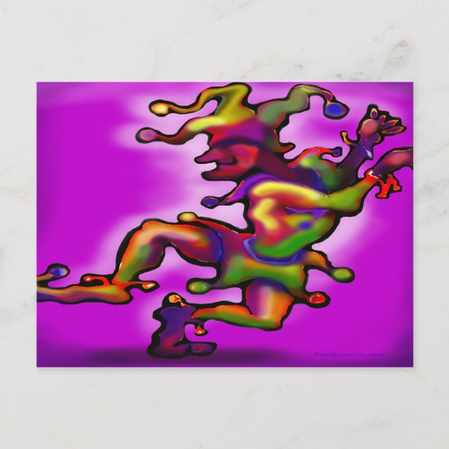 Cartão Postal Jester (Frente)