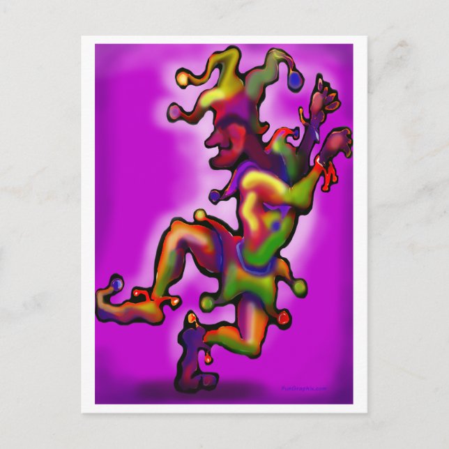 Cartão Postal Jester (Frente)