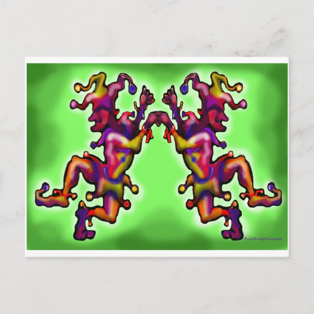 Cartão Postal Jesters (Frente)