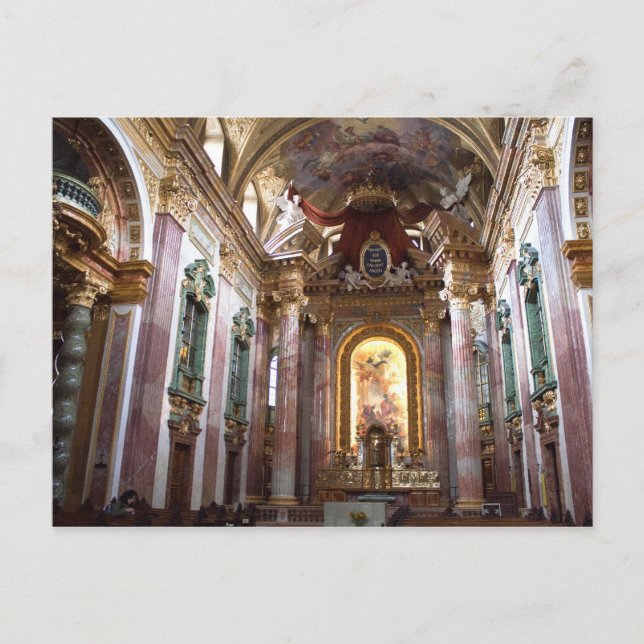 Cartão Postal Jesuitenkirche, Wien (Frente)