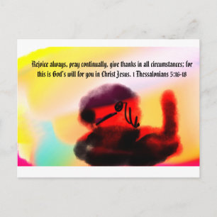 Cartão Postal Jesus alegre-se