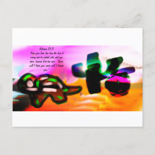 Cartão Postal Jesus ama