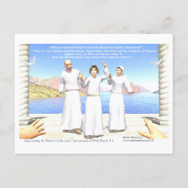 Cartão Postal Jesus among the Doctors of the Law (two episodes)