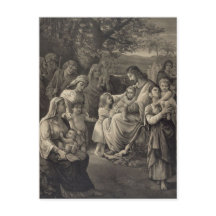 Jesus Blessing postcard