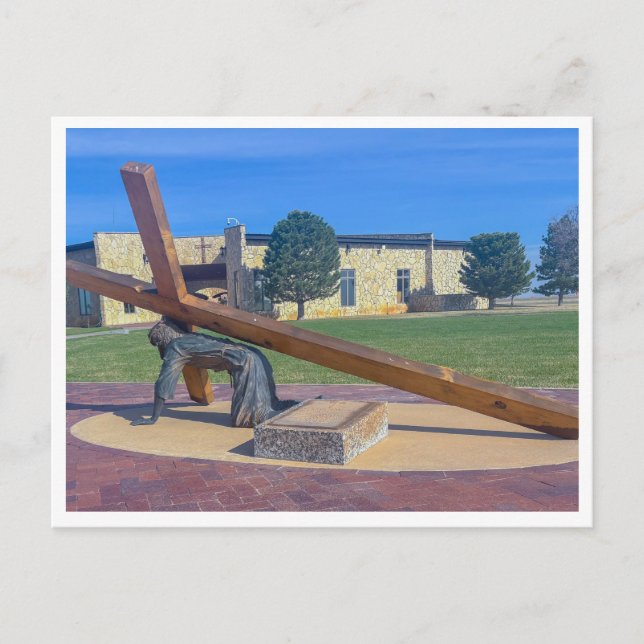 Cartão Postal Jesus Cai na Segunda Vez (Frente)