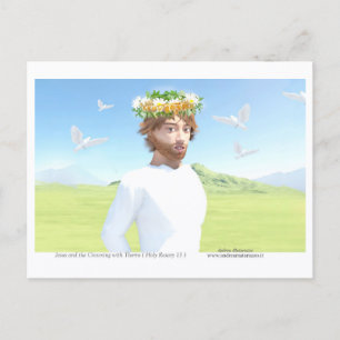 Cartão Postal Jesus Cristo e a Coroação com Espinhos