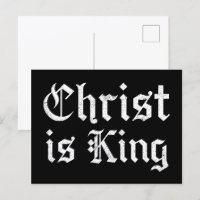 Jesus Cristo é Rei Arte Grunge Gothic Blackletter